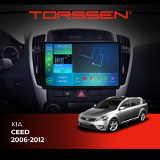 Штатна магнітола Torssen 2K Kia Ceed 06-12 FL9 4+64Gb 4G Carplay DSP