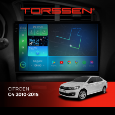 Штатна магнітола Torssen 2K Citroen C4 10-15 F106128 4G Carplay DSP