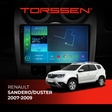 Штатна магнітола Torssen 2K DTS Renault Sandero/Duster 07-09 F9432 4G Carplay DSP