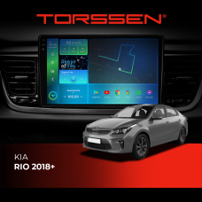 Штатна магнітола Torssen 2K DTS Kia Rio 18+ F9432 4G Carplay DSP