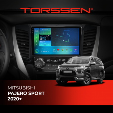 Штатна магнітола Torssen 2K DTS Mitsubishi Pajero Sport 2020+ F9432 4G Carplay DSP