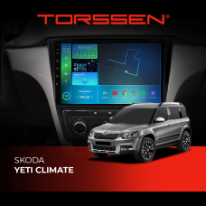 Штатна магнітола Torssen Skoda Yeti Climate FL10 4+64Gb 4G Carplay DSP