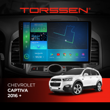 Штатна магнітола Torssen 2K Chevrolet Captiva 16+ F106128 4G Carplay DSP