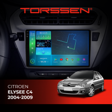 Штатна магнітола Torssen 2K Citroen Elysee C4 04-09 F9232 4G Carplay DSP