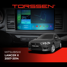 Штатна магнітола Torssen 2K Mitsubishi Lancer X 2007-2014 F108256 4G Carplay DSP