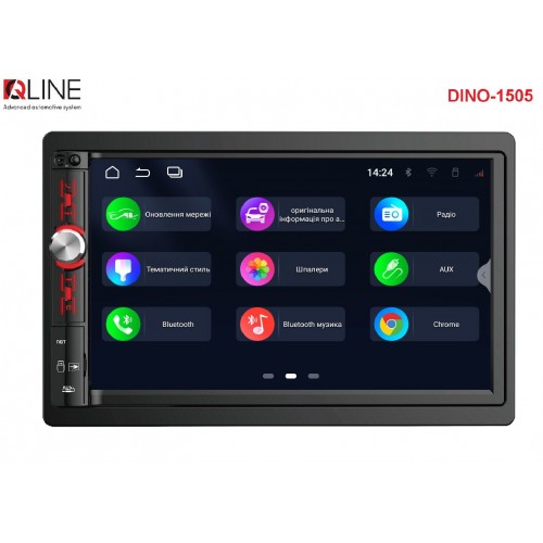 Мультимедіа 2-DIN Qline Dino-1505 Android 13 3/32