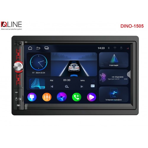 Мультимедіа 2-DIN Qline Dino-1505 Android 13 3/32