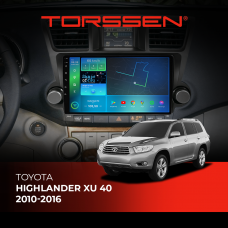 Штатна магнітола Torssen Toyota Highlander XU 40 2010-2016 F10116 без крутилок