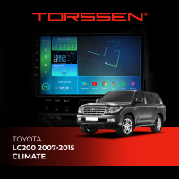 Штатна магнітола Torssen Toyota LC200 2007-2015 climate F108256 4G Carplay