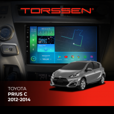 Штатна магнітола Torssen Toyota Prius С 2012-2014 F98256 4G Carplay DSP