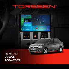 Штатна магнітола Torssen 2K Renault Logan 2004-2009 F9232 4G Carplay DSP