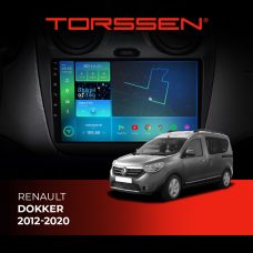 Штатна магнітола Torssen Renault Dokker 2012-2020 F9464 4G Carplay DSP