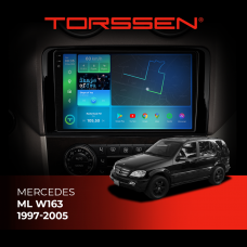 Штатна магнітола Torssen 2K Mercedes ML W163 1997-2005 FL9 4+64Gb 4G Carplay DSP