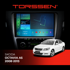 Штатна магнітола Torssen 2K Skoda Octavia A5 08-13 F96128 4G Carplay DSP