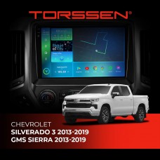 Штатна магнітола Torssen 2K Chevrolet Silverado 3 13-19 GMS Sierra 13-19 F98256 4G Carplay DSP