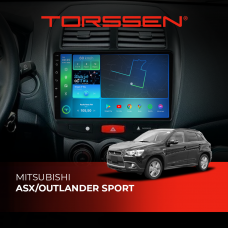 Штатна магнітола Torssen Mitsubishi ASX / Outlander sport F10332 4G Carplay