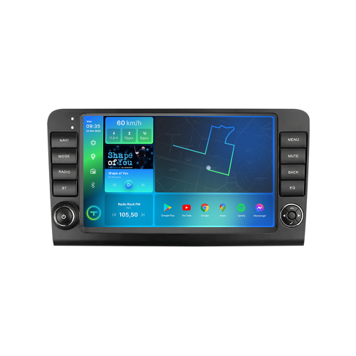 Штатна магнітола Torssen 2K DTS Mercedes ML-class W164 2005-2011 F9432 4G Carplay DSP з кнопками