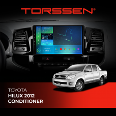 Штатная магнитола Torssen Toyota Hilux 12 Conditioner F98256 4G Carplay