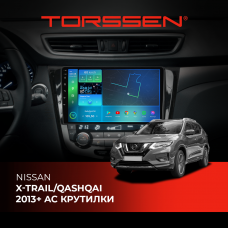 Штатная магнитола Torssen Nissan Xtrail/Qashqai 2013+ AC крутилки F10116