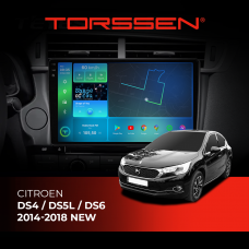 Штатна магнітола Torssen 2K Citroen DS4 / DS5L / DS6 2014-2018 NEW F98256 4G Carplay DSP