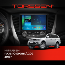 Штатна магнітола Torssen 2K Mitsubishi Pajero Sport/L200 2016+ F9232 4G Carplay DSP