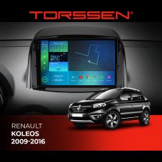 Штатна магнітола Torssen 2K Renault Koleos 09-16 F9432 4G Carplay DSP