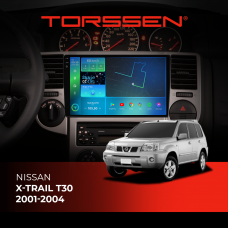 Штатна магнітола Torssen 2K Nissan Xtrail T30 01-04 FL9 4+64Gb 4G Carplay DSP