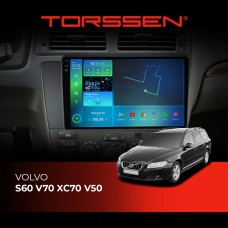 Штатна магнітола Torssen 2K Volvo S60 V70 XC70 F7232 4G Carplay DSP