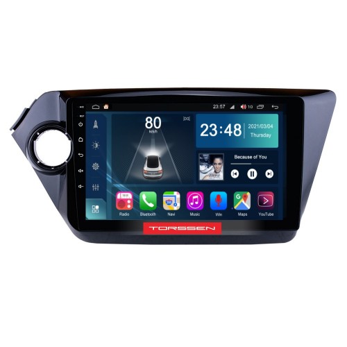 Штатная магнитола Torssen Kia K2/Rio 17-18 F98256 4G Carplay