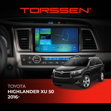 Штатна магнітола Torssen 2K DTS Toyota Highlander XU 50 2016- F10432 4G Carplay DSP