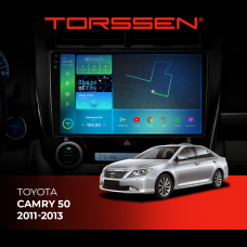 Штатна магнітола Torssen 2K DTS Toyota Camry 50 2011-2013 F9432 4G Carplay DSP з кнопками