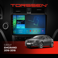 Штатна магнітола Torssen Geely Emgrand 2016-2018 F98256 4G Carplay DSP