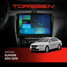 Штатная магнитола Torssen Skoda Superb 13-16 F106128 4G Carplay