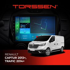 Штатна магнітола Torssen Renault Captur 2013+,Trafic 2014+ F9432 4G Carplay DSP