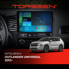 Штатна магнітола Torssen 2K Mitsubishi Outlander universal 2012+ F98256 4G Carplay DSP