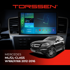 Штатна магнітола Torssen 2K Mercedes ML/GL-class W166/X166 12-16 FL9 4+64Gb 4G Carplay DSP