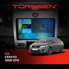 Штатна магнітола Torssen 2K Kia Cerato 08-12 FL9 4+64Gb 4G Carplay DSP