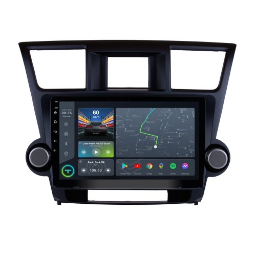 Штатна магнітола Torssen Toyota Highlander XU 40 2010-2016 FL10 4+64Gb 4G Carplay DSP