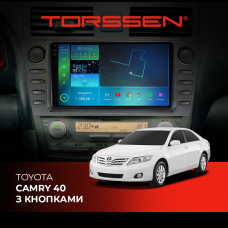 Штатна магнітола Torssen 2K DTS Toyota Camry 40 з кнопками F9432 4G Carplay DSP