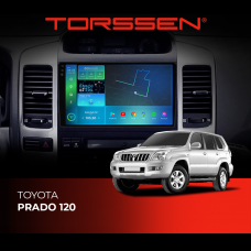 Штатна магнітола Torssen 2K Toyota Prado 120 F98256 4G Carplay DSP