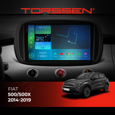 Штатна магнітола Torssen 2K Fiat 500/500X 14-19 F9232 4G Carplay DSP