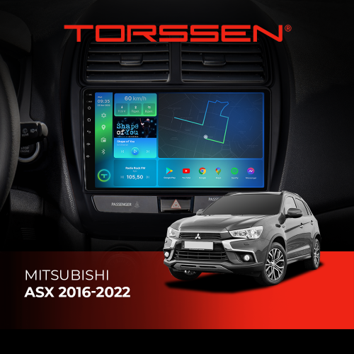 Штатна магнітола Torssen Mitsubishi ASX 2016-2022 F108256 4G Carplay DSP