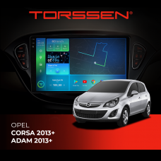 Штатна магнітола Torssen 2K Opel Corsa 13+/Adam 13+ F9232 4G Carplay DSP