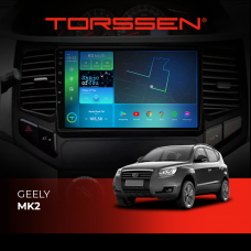 Штатна магнітола Torssen Geely MK2 F98256 4G Carplay DSP