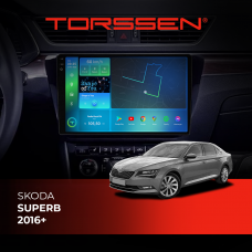 Штатна магнітола Torssen 2K Skoda Superb 16+ F106128 4G Carplay DSP