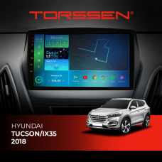 Штатная магнитола Torssen Hyundai Tucson/IX35 18- F98256 4G Carplay