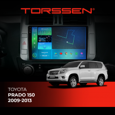 Штатна магнітола Torssen 2K Toyota Prado 150 09-13 F98256 4G Carplay DSP із крутилкою