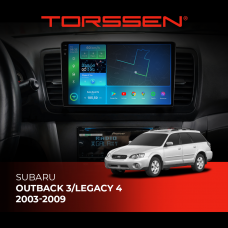 Штатна магнітола Torssen 2K Subaru Outback 3/Legacy 4 (2003-2009) F9232 4G Carplay DSP