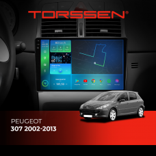 Штатна магнітола Torssen 2K DTS Peugeot 307 02-13 F9432 4G Carplay DSP