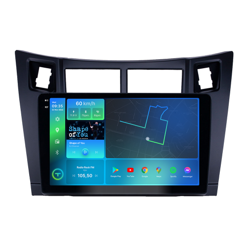 Штатна магнітола Torssen 2K Toyota Yaris Vios 05-11 black F98256 4G Carplay DSP